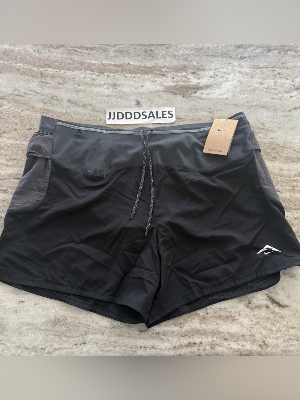 Nike Trail Second Sunrise 5" Running Shorts Dri-Fit ADV HJ3572-010 Black Men XL